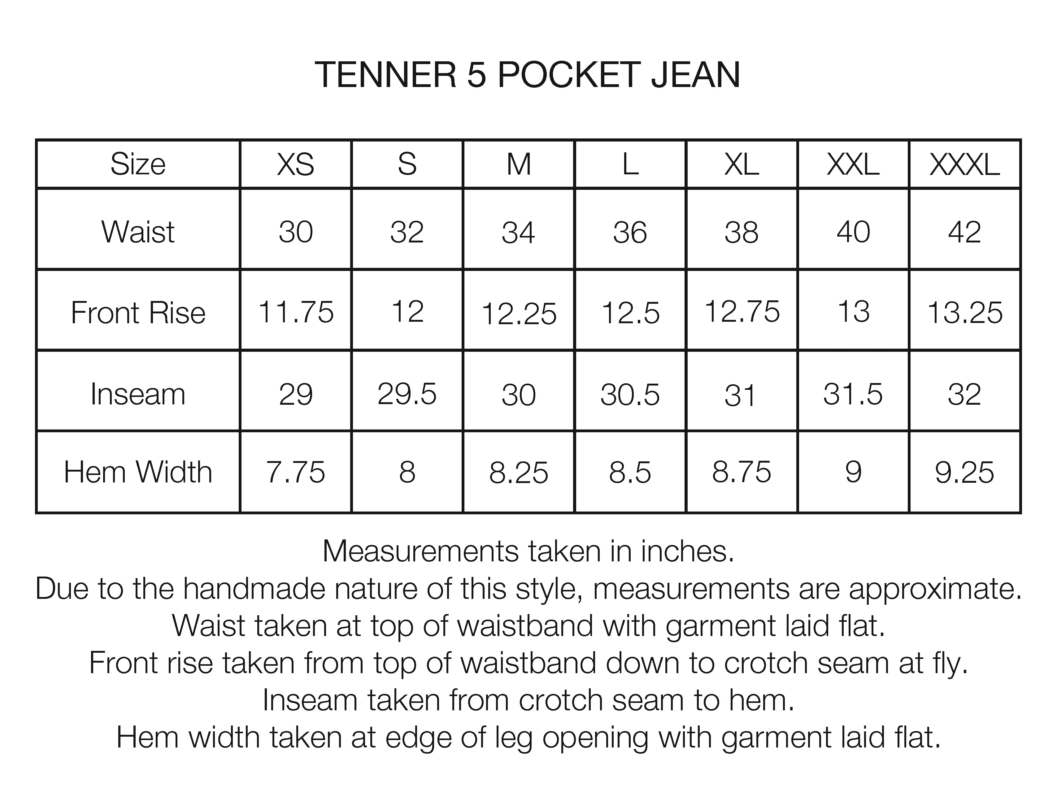 TENNER 5 POCKET JEANS - 13 oz. RAW DENIM - Image 10